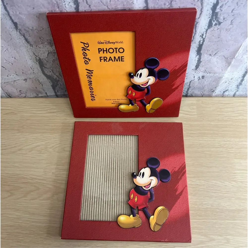 Walt Disney World Mickey Mouse Picture Frame 4x6 lot of 2